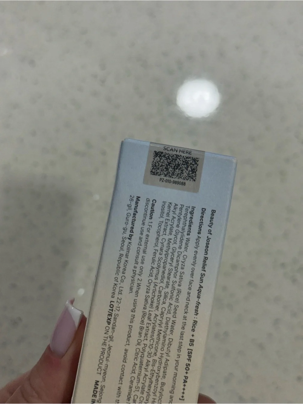Beauty of Joseon Rice + Probiotics Relief Sun SPF50+ PA++++ - Cream